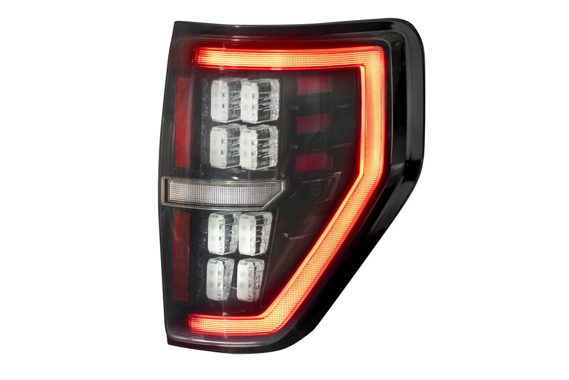 2009-2014 Ford F-150 & Raptor Red/Smoked Full LED Tail Lights - Fits all models LED headlight kit AutoLEDTech Oracle Lighting Trendz Flow Series RGBHaloKits OneUpLighting Morimoto