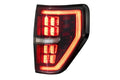 2009-2014 Ford F-150 & Raptor Red/Smoked Full LED Tail Lights - Fits all models LED headlight kit AutoLEDTech Oracle Lighting Trendz Flow Series RGBHaloKits OneUpLighting Morimoto
