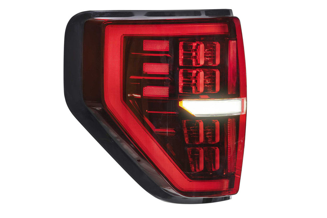 2009-2014 Ford F-150 & Raptor Red/Smoked Full LED Tail Lights - Fits all models LED headlight kit AutoLEDTech Oracle Lighting Trendz Flow Series RGBHaloKits OneUpLighting Morimoto