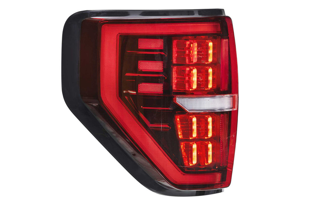 2009-2014 Ford F-150 & Raptor Red/Smoked Full LED Tail Lights - Fits all models LED headlight kit AutoLEDTech Oracle Lighting Trendz Flow Series RGBHaloKits OneUpLighting Morimoto