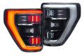 2021-2023+ Ford F-150 & Raptor Red/Smoked Full LED Tail Lights - Fits all models LED headlight kit AutoLEDTech Oracle Lighting Trendz Flow Series RGBHaloKits OneUpLighting Morimoto