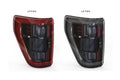 2021-2023+ Ford F-150 & Raptor Red/Smoked Full LED Tail Lights - Fits all models LED headlight kit AutoLEDTech Oracle Lighting Trendz Flow Series RGBHaloKits OneUpLighting Morimoto