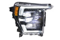 2021-2023+ Ford F-150 White LED DRL Projector Replacement Headlights (For Halogen/Reflector Models) LED headlight kit AutoLEDTech Oracle Lighting Trendz Flow Series RGBHaloKits OneUpLighting Morimoto