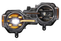 2021-2023+ Ford Bronco Amber/Orange LED DRL Projector Headlights Assemblies LED headlight kit AutoLEDTech Oracle Lighting Trendz Flow Series RGBHaloKits OneUpLighting Morimoto