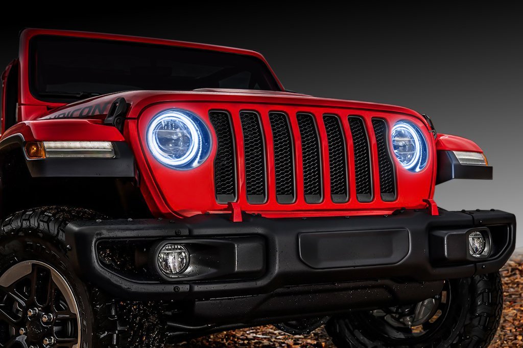 2018-2023+ Jeep Wrangler/Gladiator JL JT RGBW LED DRL Board Kit LED headlight kit AutoLEDTech Oracle Lighting Trendz Flow Series RGBHaloKits OneUpLighting Morimoto