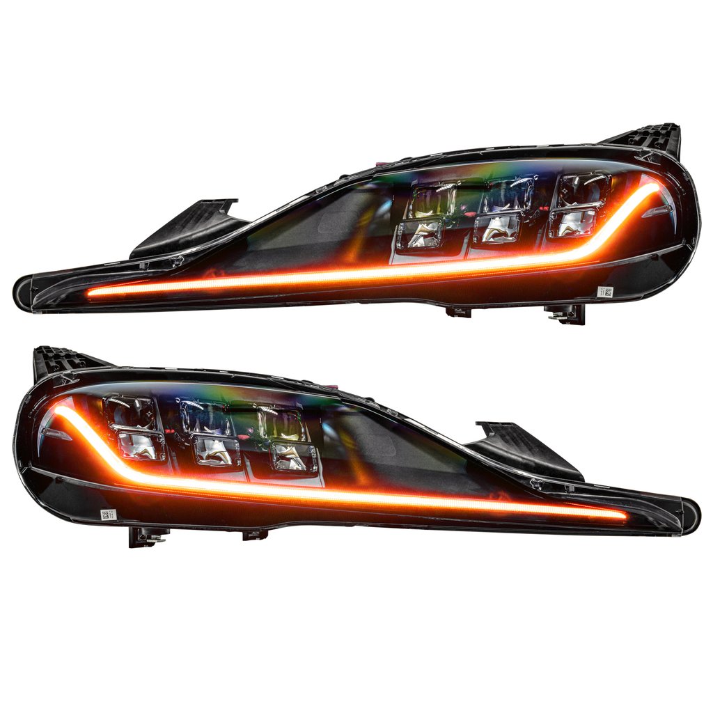 2019-2022 Toyota Supra GR MK5 RGBW +A LED DRL Boards LED headlight kit AutoLEDTech Oracle Lighting Trendz Flow Series RGBHaloKits OneUpLighting Morimoto