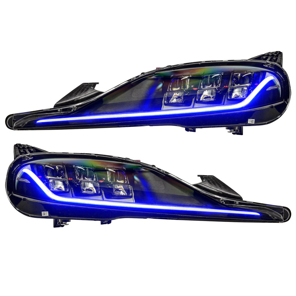 2019-2022 Toyota Supra GR MK5 RGBW +A LED DRL Boards LED headlight kit AutoLEDTech Oracle Lighting Trendz Flow Series RGBHaloKits OneUpLighting Morimoto