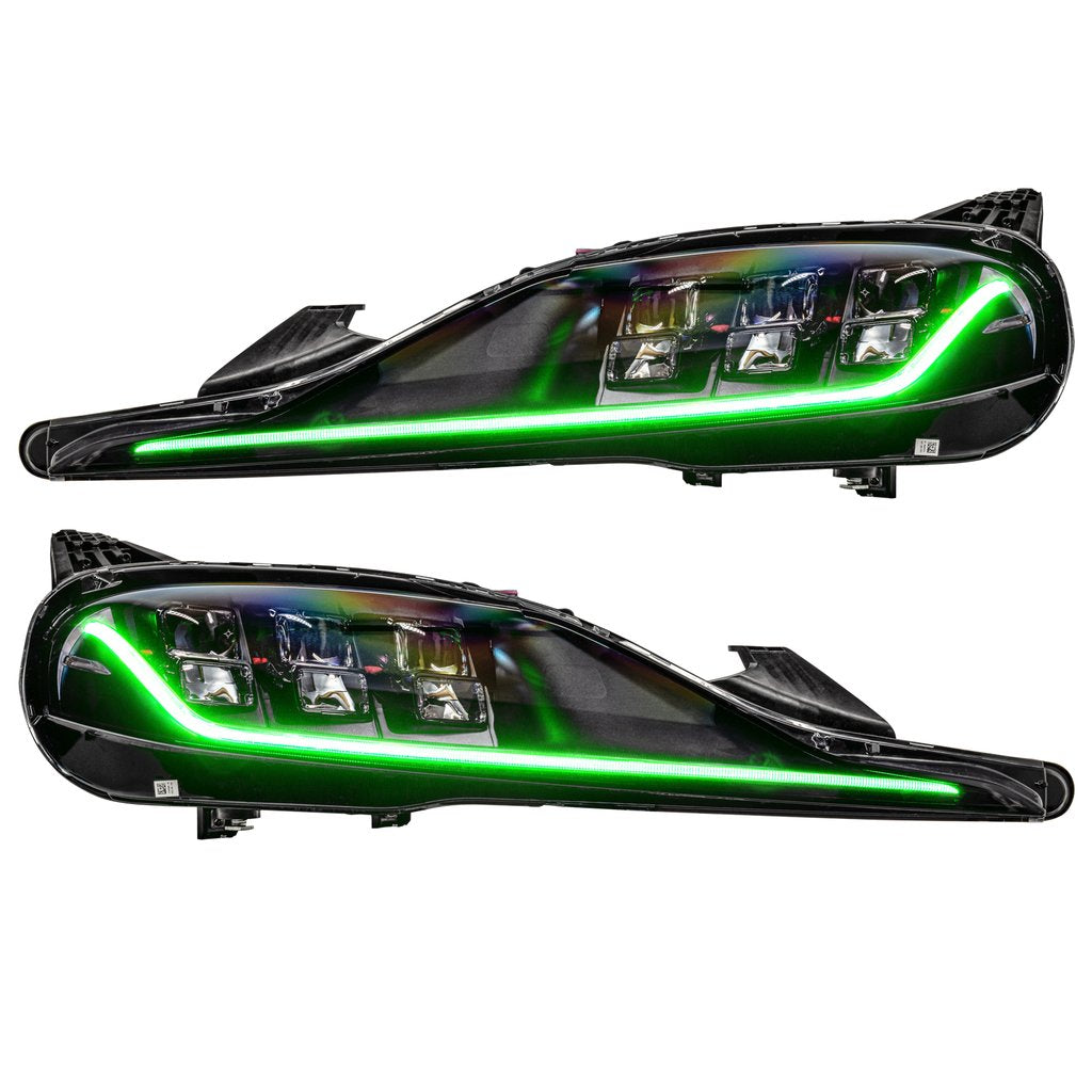 2019-2022 Toyota Supra GR MK5 RGBW +A LED DRL Boards LED headlight kit AutoLEDTech Oracle Lighting Trendz Flow Series RGBHaloKits OneUpLighting Morimoto