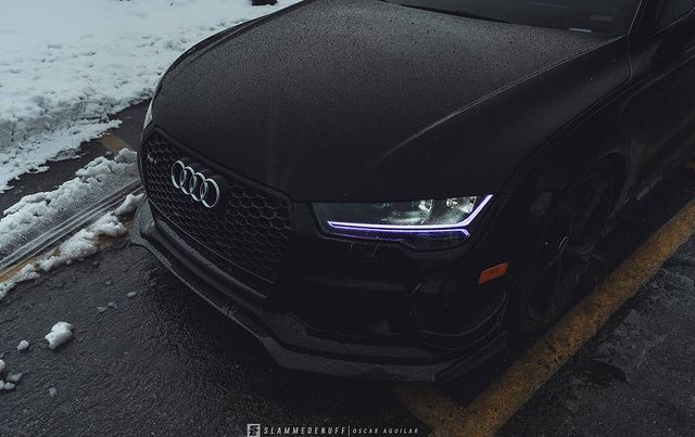 2015-2017 Audi A7/S7/RS7 RGBW Color-Chasing LED DRL Tube Kit LED headlight kit AutoLEDTech Oracle Lighting Trendz Flow Series RGBHaloKits OneUpLighting Morimoto