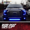 2016-2020 Ford Raptor RGBW Color-Chasing LED Halo DRL Kit LED headlight kit AutoLEDTech Oracle Lighting Trendz Flow Series RGBHaloKits OneUpLighting Morimoto