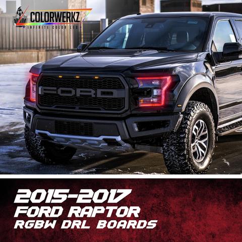 2016-2020 Ford Raptor RGBW +A LED DRL Boards LED headlight kit AutoLEDTech Oracle Lighting Trendz Flow Series RGBHaloKits OneUpLighting Morimoto