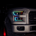 2018-2020 Ford F150 RGBW Color-Chasing LED DRL Boards LED headlight kit AutoLEDTech Oracle Lighting Trendz Flow Series RGBHaloKits OneUpLighting Morimoto