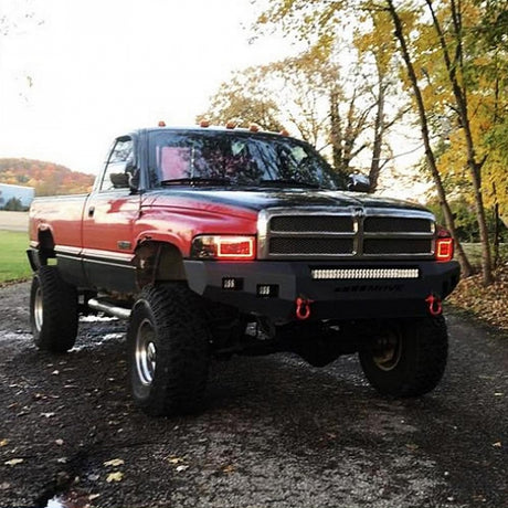 1994-2002 Dodge Ram RGBW Color-Chasing LED Halo Kit LED headlight kit AutoLEDTech Oracle Lighting Trendz Flow Series RGBHaloKits OneUpLighting Morimoto