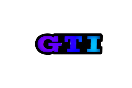 2004-2020 Volkswagen Golf GTI RGBW Flow Series LED Badge Emblem - Lit Logos - AutoLEDTech.com