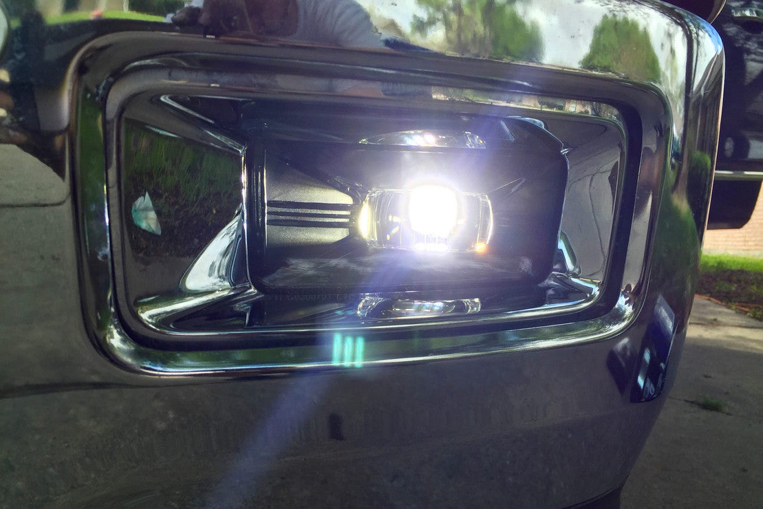 2007-2013 Chevrolet Silverado LED DRL Projector Replacement Headlights LED headlight kit AutoLEDTech Oracle Lighting Trendz Flow Series RGBHaloKits OneUpLighting Morimoto
