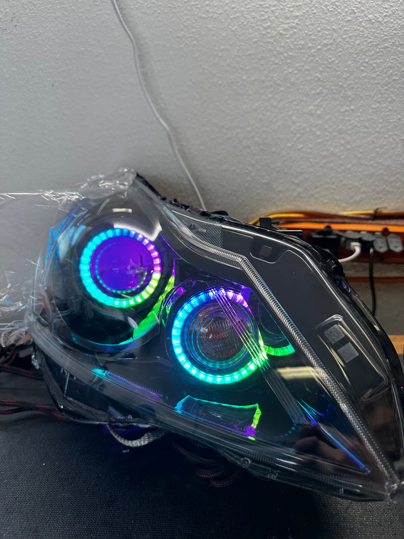 2007-2015 Infiniti G37/Q40/Q60 RGBW Flow Series Halo Kit - AutoLEDTech.com