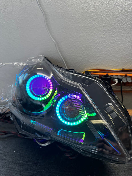 2007-2015 Infiniti G37/Q40/Q60 RGBW Flow Series Halo Kit - AutoLEDTech.com