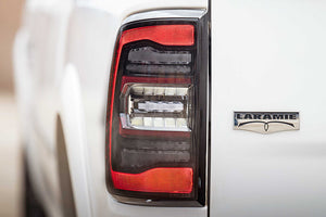 2009-2018 Dodge Ram Red/Smoked LED Tail Lights - Fits all models LED headlight kit AutoLEDTech Oracle Lighting Trendz Flow Series RGBHaloKits OneUpLighting Morimoto