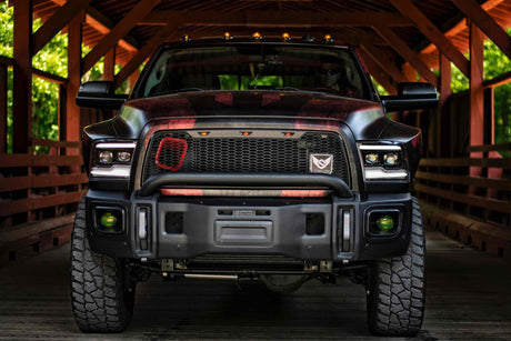 2009-2018 Dodge Ram 1500 2500 HD LED DRL Projector Headlight Assemblies LED headlight kit AutoLEDTech Oracle Lighting Trendz Flow Series RGBHaloKits OneUpLighting Morimoto
