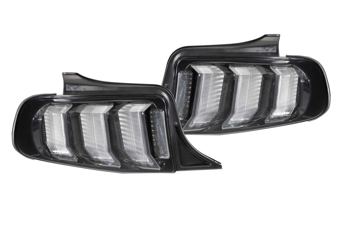 2010-2014 Ford Mustang LED DRL Projector Replacement Headlights LED headlight kit AutoLEDTech Oracle Lighting Trendz Flow Series RGBHaloKits OneUpLighting Morimoto