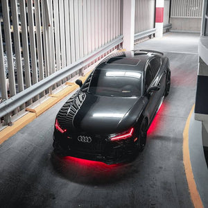 2012-2015 Audi A7/S7/RS7 RGBW Color-Chasing DRL Tube Kit LED headlight kit AutoLEDTech Oracle Lighting Trendz Flow Series RGBHaloKits OneUpLighting Morimoto