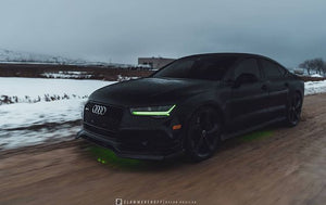 2012-2015 Audi A7/S7/RS7 RGBW Color-Chasing DRL Tube Kit LED headlight kit AutoLEDTech Oracle Lighting Trendz Flow Series RGBHaloKits OneUpLighting Morimoto
