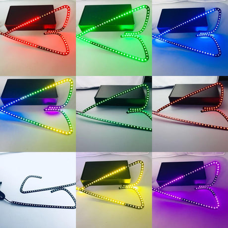 2012-2017 Scion FR-S Spec D RGBW Color-Chasing DRL Boards LED headlight kit AutoLEDTech Oracle Lighting Trendz Flow Series RGBHaloKits OneUpLighting Morimoto