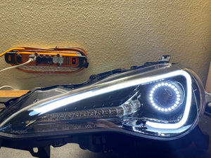 2012-2020 Toyota 86 GT86 RGBW Color-Chasing Spec-D LED Halo DRL Headlights LED headlight kit AutoLEDTech Oracle Lighting Trendz Flow Series RGBHaloKits OneUpLighting Morimoto
