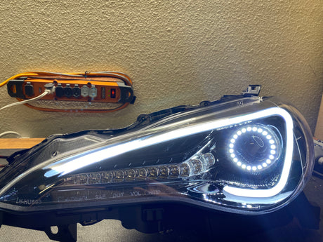 2012-2020 Toyota 86 GT86 RGBW Color-Chasing Spec-D LED Halo DRL Headlights LED headlight kit AutoLEDTech Oracle Lighting Trendz Flow Series RGBHaloKits OneUpLighting Morimoto