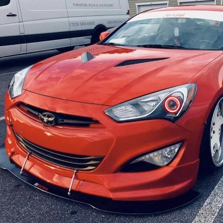 2013-2019 Hyundai Genesis Coupe RGBW Color-Chasing LED Halo & DRL Tube Kit LED headlight kit AutoLEDTech Oracle Lighting Trendz Flow Series RGBHaloKits OneUpLighting Morimoto