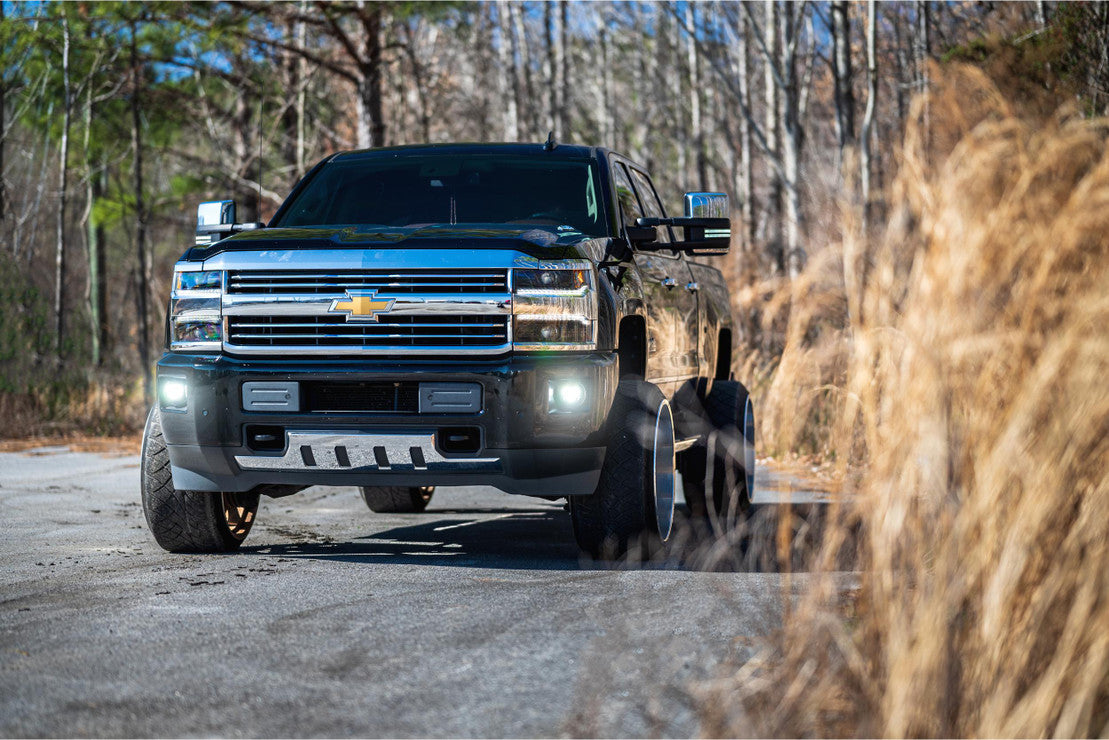 2014-2015 Chevrolet Silverado 1500 LED DRL Projector Replacement Headlights - AutoLEDTech.com