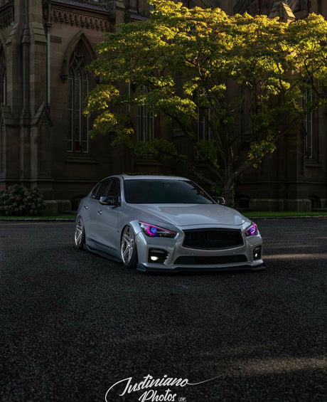 2014-2023 Infiniti Q50 Q70 RGBW Color-Chasing LED DRL Boards LED headlight kit AutoLEDTech Oracle Lighting Trendz Flow Series RGBHaloKits OneUpLighting Morimoto
