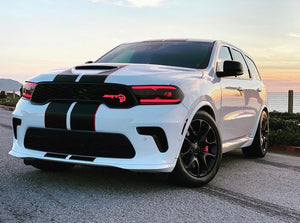 2021-2023+ Dodge Durango RGBW Color-Chasing LED DRL Prebuilt Headlights (Flow Series) LED headlight kit AutoLEDTech Oracle Lighting Trendz Flow Series RGBHaloKits OneUpLighting Morimoto