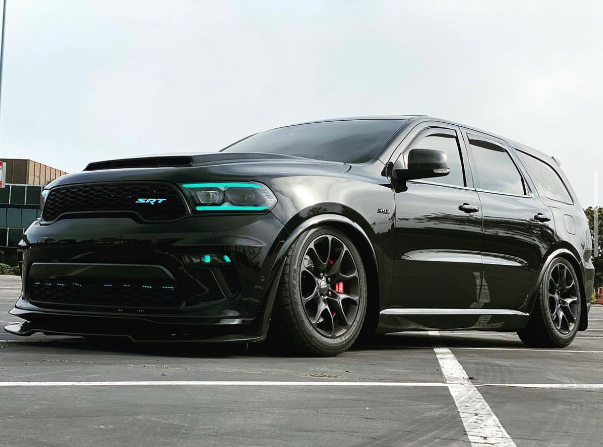 2014-2026+ Dodge Durango RGBW Flow Series LED DRL Prebuilt Headlights - AutoLEDTech.com
