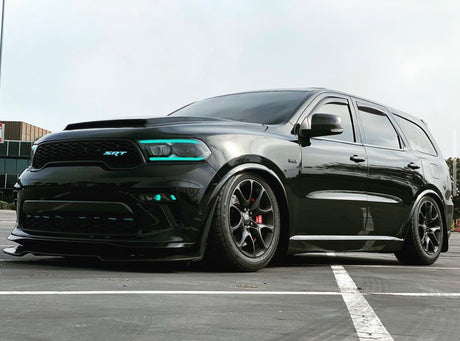 2014-2026+ Dodge Durango RGBW Flow Series LED DRL Prebuilt Headlights - AutoLEDTech.com