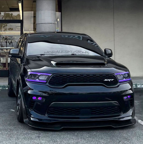 2014-2026+ Dodge Durango RGBW Flow Series LED DRL Prebuilt Headlights - AutoLEDTech.com
