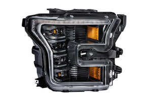 2015-2017 Ford F150 LED DRL Projector Headlights LED headlight kit AutoLEDTech Oracle Lighting Trendz Flow Series RGBHaloKits OneUpLighting Morimoto