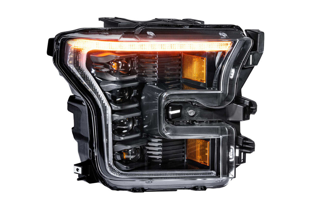 2015-2017 Ford F150 LED DRL Projector Headlights LED headlight kit AutoLEDTech Oracle Lighting Trendz Flow Series RGBHaloKits OneUpLighting Morimoto