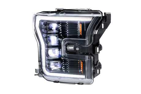 2015-2017 Ford F150 LED DRL Projector Headlights LED headlight kit AutoLEDTech Oracle Lighting Trendz Flow Series RGBHaloKits OneUpLighting Morimoto