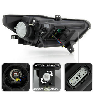 2015-2020 Ford Mustang RGBW Color-Chasing LED DRL Halo Prebuilt Headlights (Flow Series) LED headlight kit AutoLEDTech Oracle Lighting Trendz Flow Series RGBHaloKits OneUpLighting Morimoto