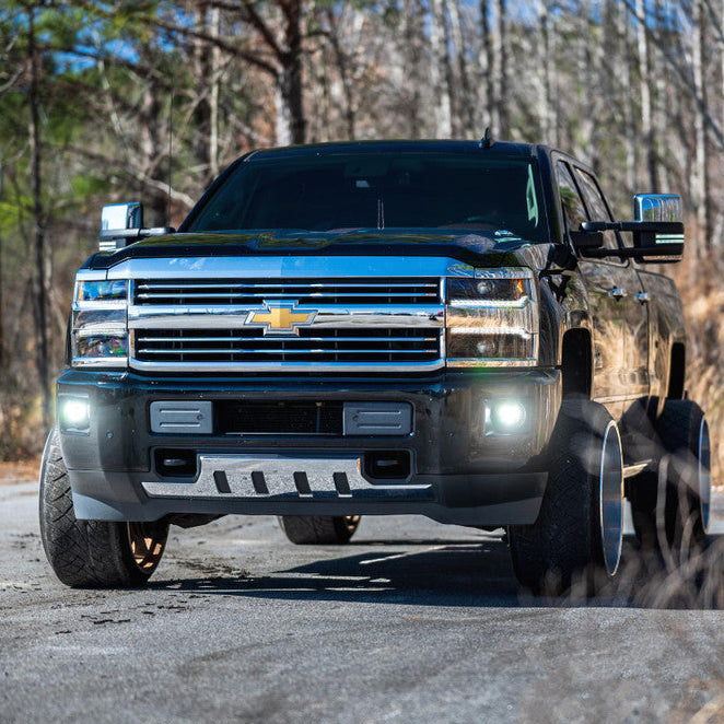 2015-2019 Chevrolet Silverado HD 2500 LED DRL Projector Replacement Headlights - AutoLEDTech.com