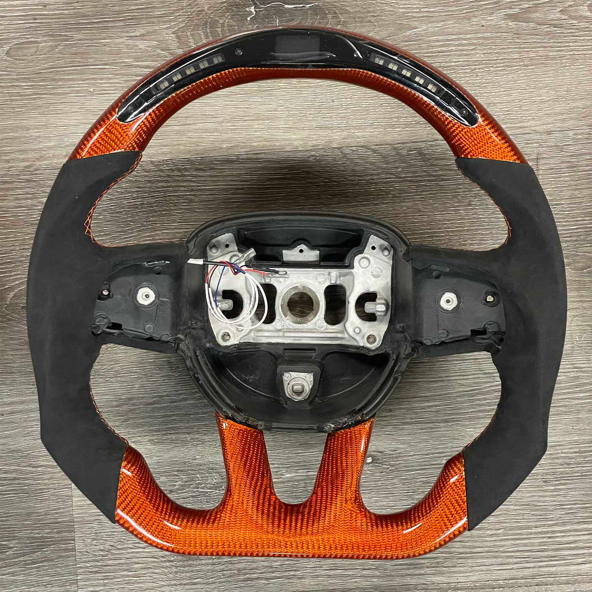 2015-2023 Dodge Charger Custom Carbon Fiber Steering Wheel w/ LED RPM Display LED headlight kit AutoLEDTech Oracle Lighting Trendz Flow Series RGBHaloKits OneUpLighting Morimoto
