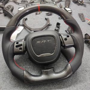 2015-2023 Dodge Charger Custom Carbon Fiber Steering Wheel w/ LED RPM Display LED headlight kit AutoLEDTech Oracle Lighting Trendz Flow Series RGBHaloKits OneUpLighting Morimoto