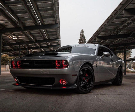 2015-2023 Dodge Challenger RGBW +A LED DRL Replacement Boards LED headlight kit AutoLEDTech Oracle Lighting Trendz Flow Series RGBHaloKits OneUpLighting Morimoto