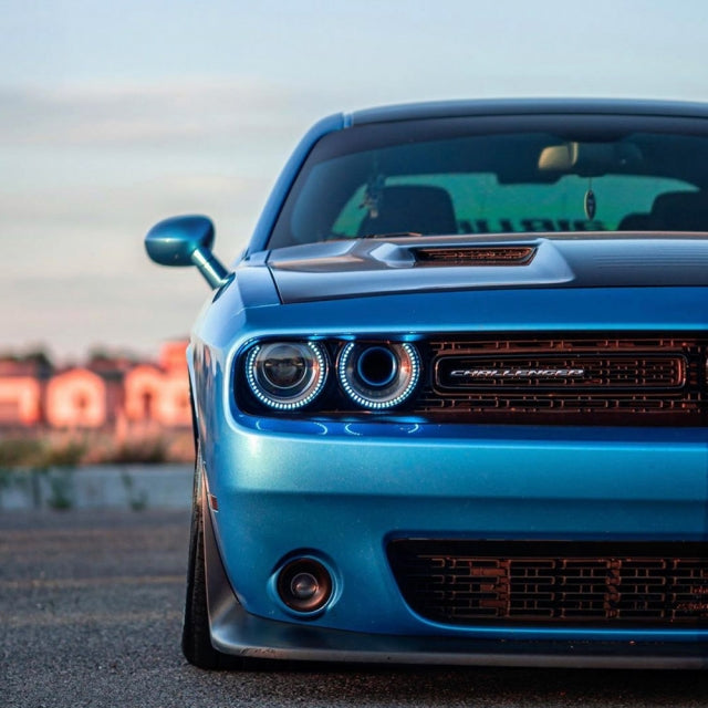 2015-2023 Dodge Challenger WATERPROOF RGBW Color-Chasing Exterior Halo Kit (Flow Series) - AutoLEDTech.com