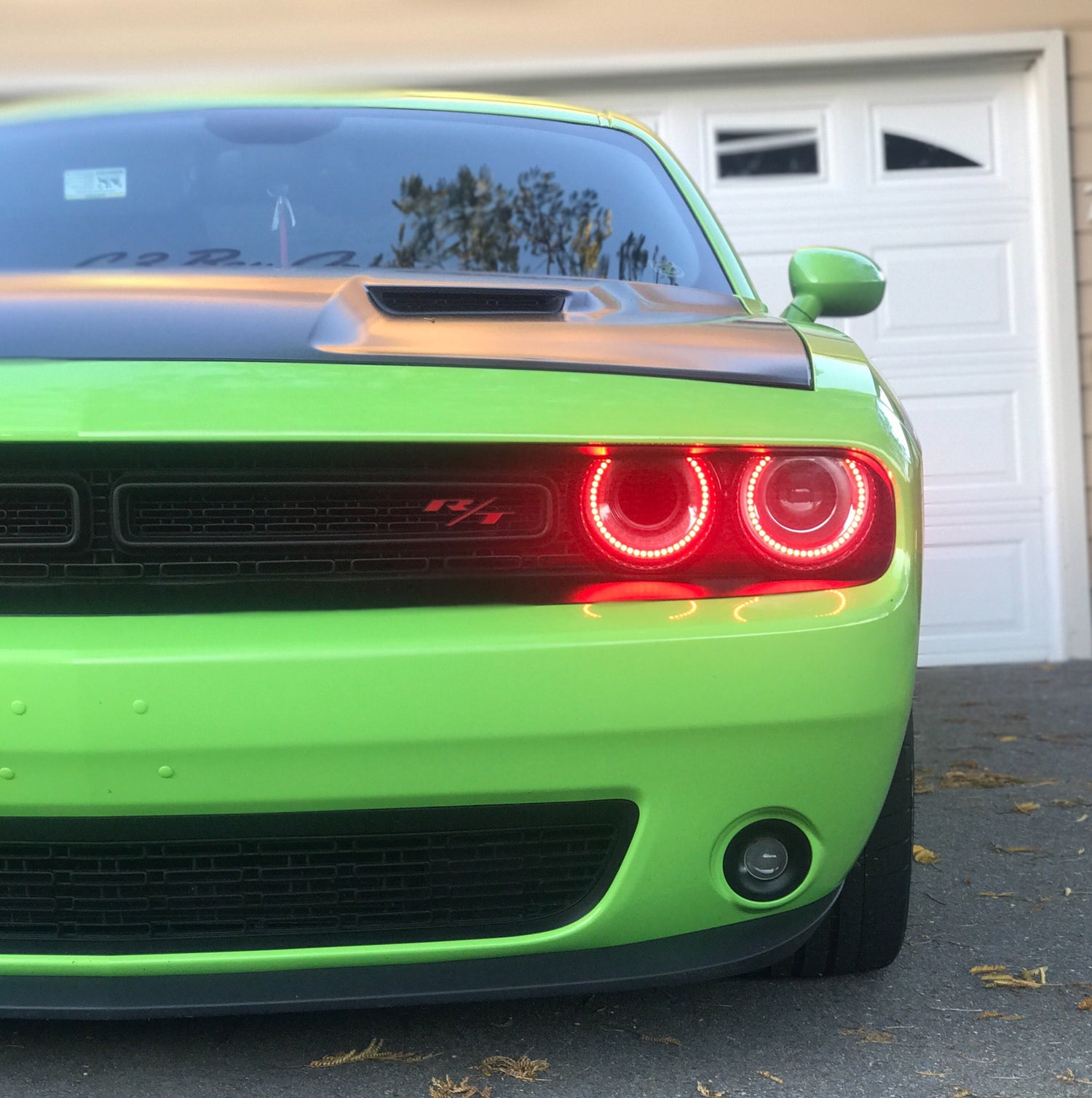 2015-2023 Dodge Challenger WATERPROOF RGBW Color-Chasing Exterior Halo Kit (Flow Series) LED headlight kit AutoLEDTech Oracle Lighting Trendz Flow Series RGBHaloKits OneUpLighting Morimoto