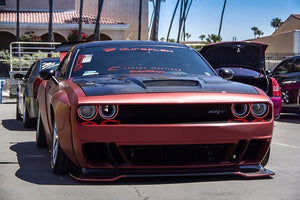 2015-2023 Dodge Challenger WATERPROOF RGBW Color-Chasing Exterior Halo Kit (Flow Series) LED headlight kit AutoLEDTech Oracle Lighting Trendz Flow Series RGBHaloKits OneUpLighting Morimoto