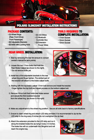 2015-2023 Polaris Slingshot RGB Color-Chasing LED Wheel Ring Lights Kit (Flow Series) LED headlight kit AutoLEDTech Oracle Lighting Trendz Flow Series RGBHaloKits OneUpLighting Morimoto