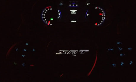 2015-2023 Dodge Charger & Challenger Illuminated White or Red SRT Airbag Assembly LED headlight kit AutoLEDTech Oracle Lighting Trendz Flow Series RGBHaloKits OneUpLighting Morimoto