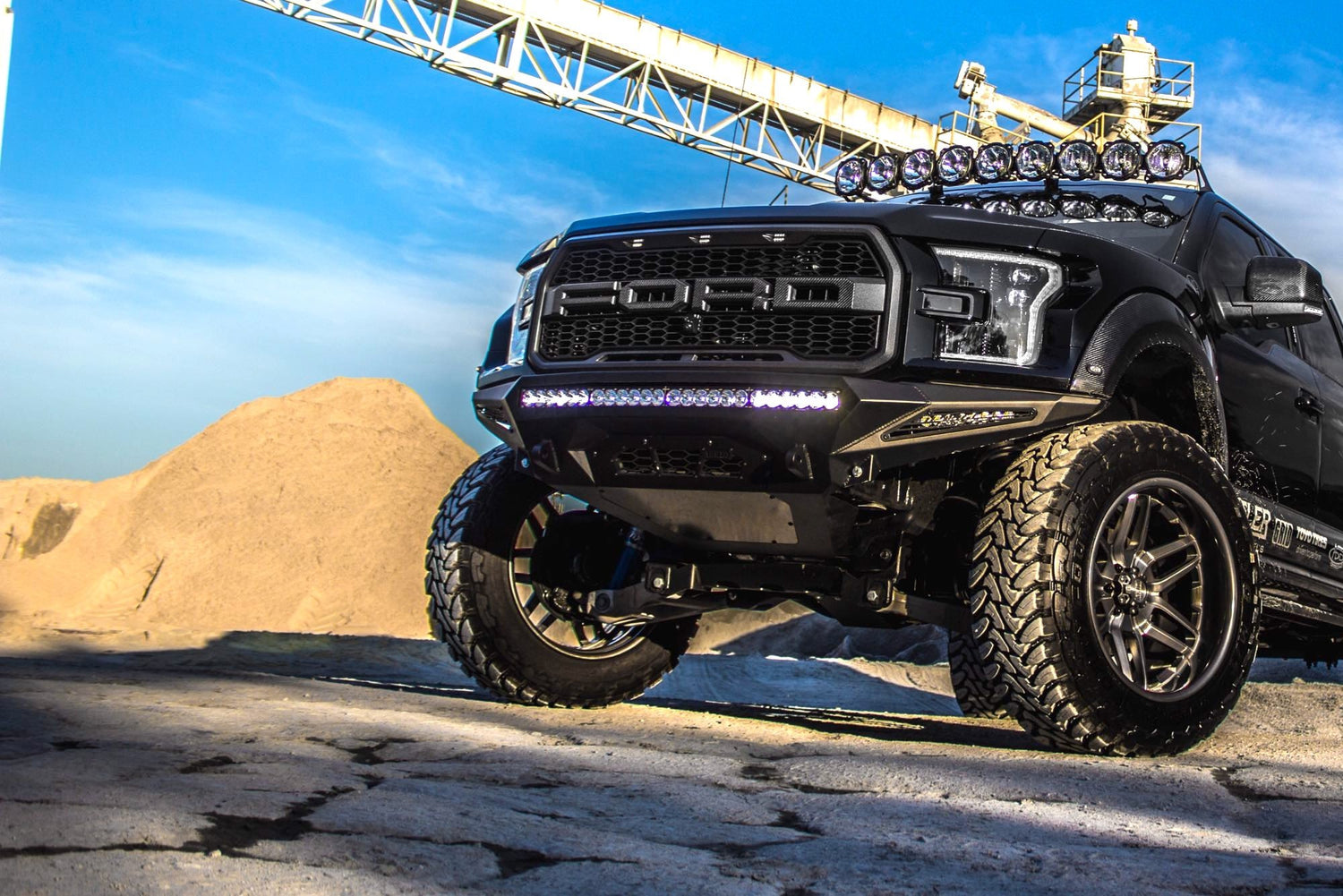 2016-2020 Ford Raptor & F150 White or Amber LED DRL Projector Headlight Assemblies LED headlight kit AutoLEDTech Oracle Lighting Trendz Flow Series RGBHaloKits OneUpLighting Morimoto